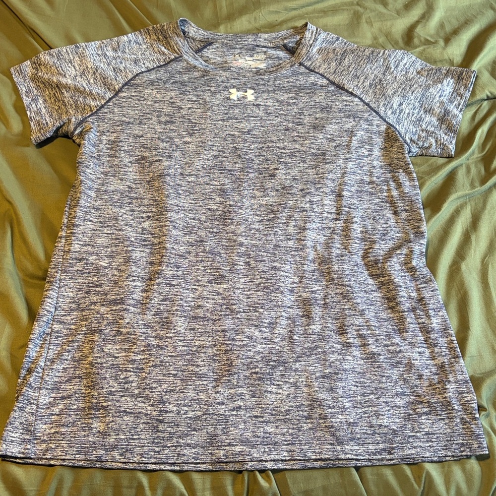 Under Armour Heathered Gray Athletic Tee